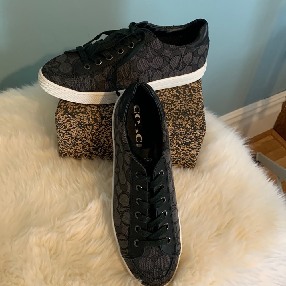 Coach tennis shoes, size 9